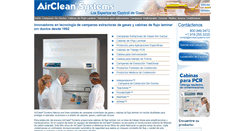 Desktop Screenshot of es.aircleansystems.com